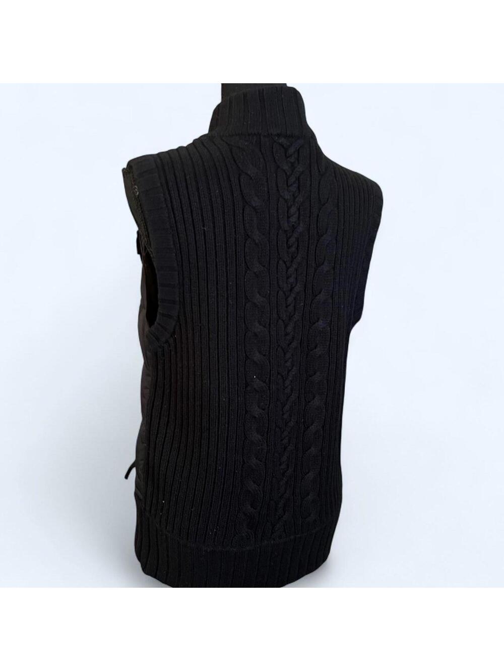 Vintage Y2K Juicy Couture McBling Fairycore Down Puffer Vest Size Large 🖤🎀 - Picture 5 of 9